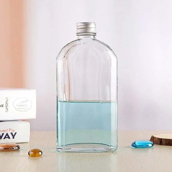 flat shape glass coffee bottles (2)