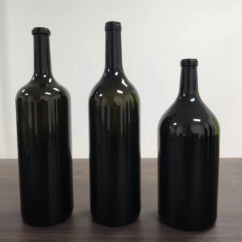 6L Glass Wine Bottle Cork Finish