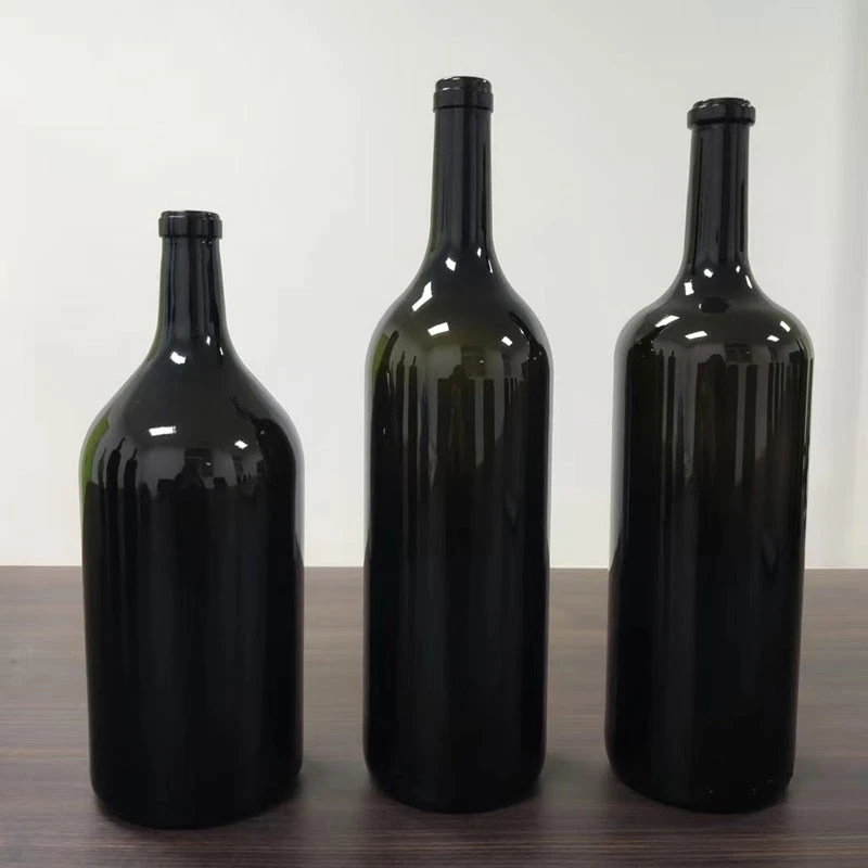 6L Glass Wine Bottle Cork Finish